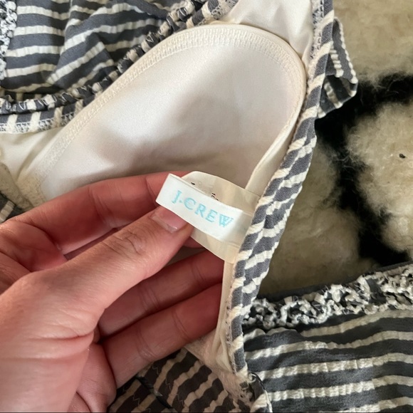 VINTAGE j.crew Seersucker Bikini - Picture 2 of 4